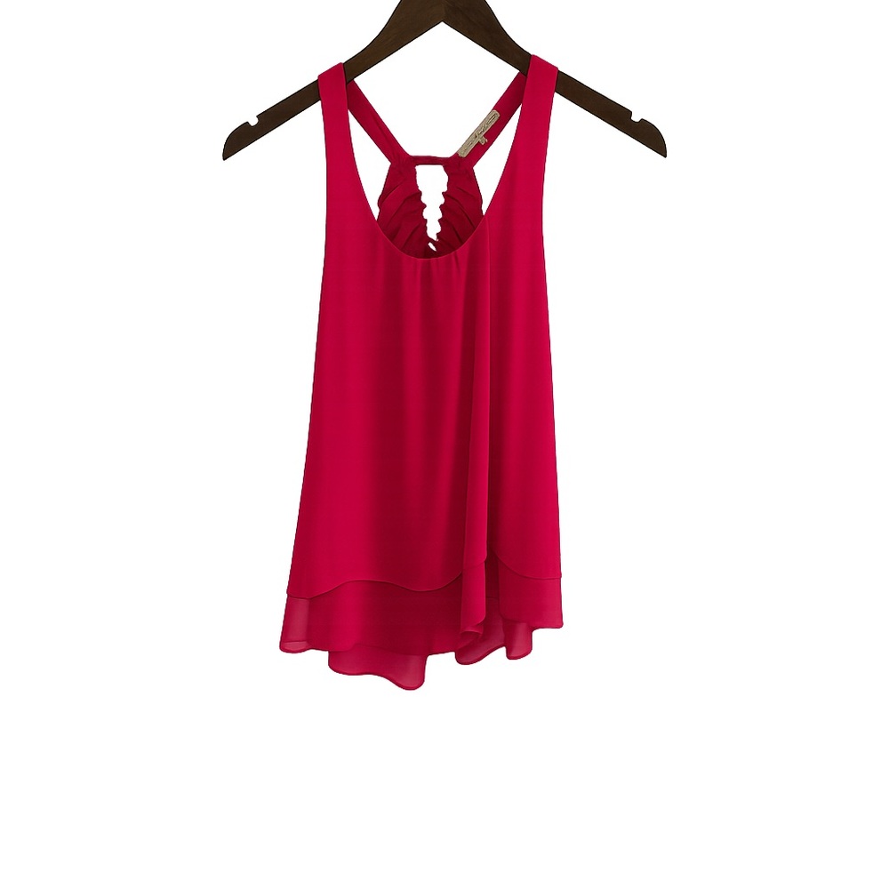 Elegant Pink Sleeveless Top